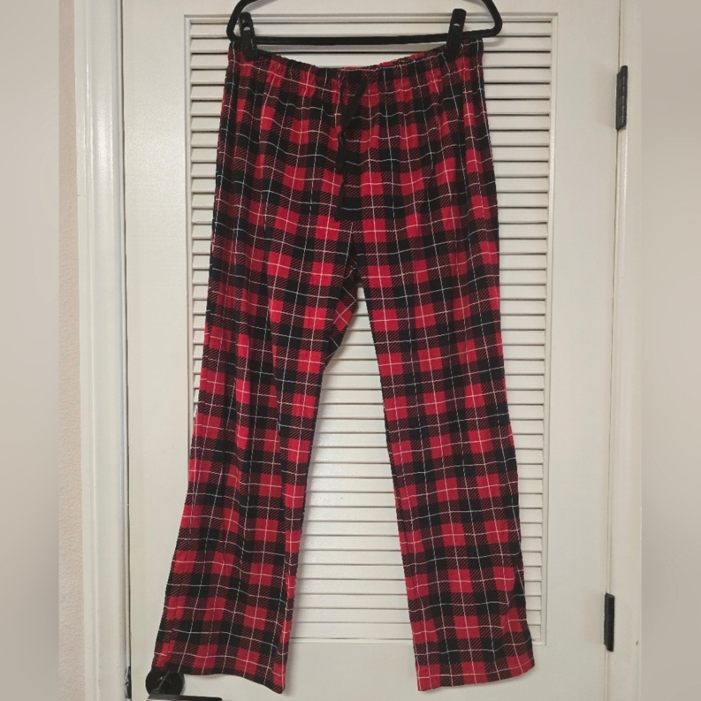 NAP CHAT - Plaid Casual Loungewear Pajama Pants With Drawstring